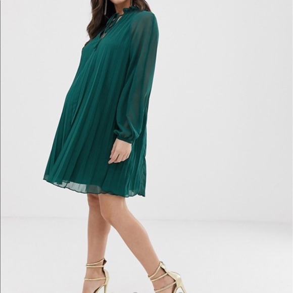 Forest green Asos maternity dress - Picture 1 of 1